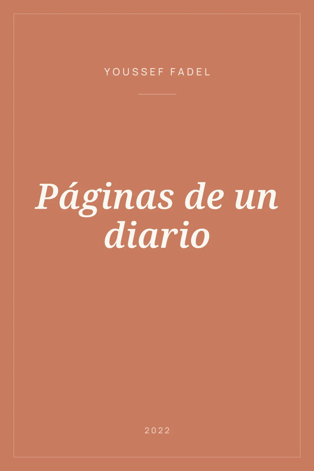 Portada de Páginas de un diario