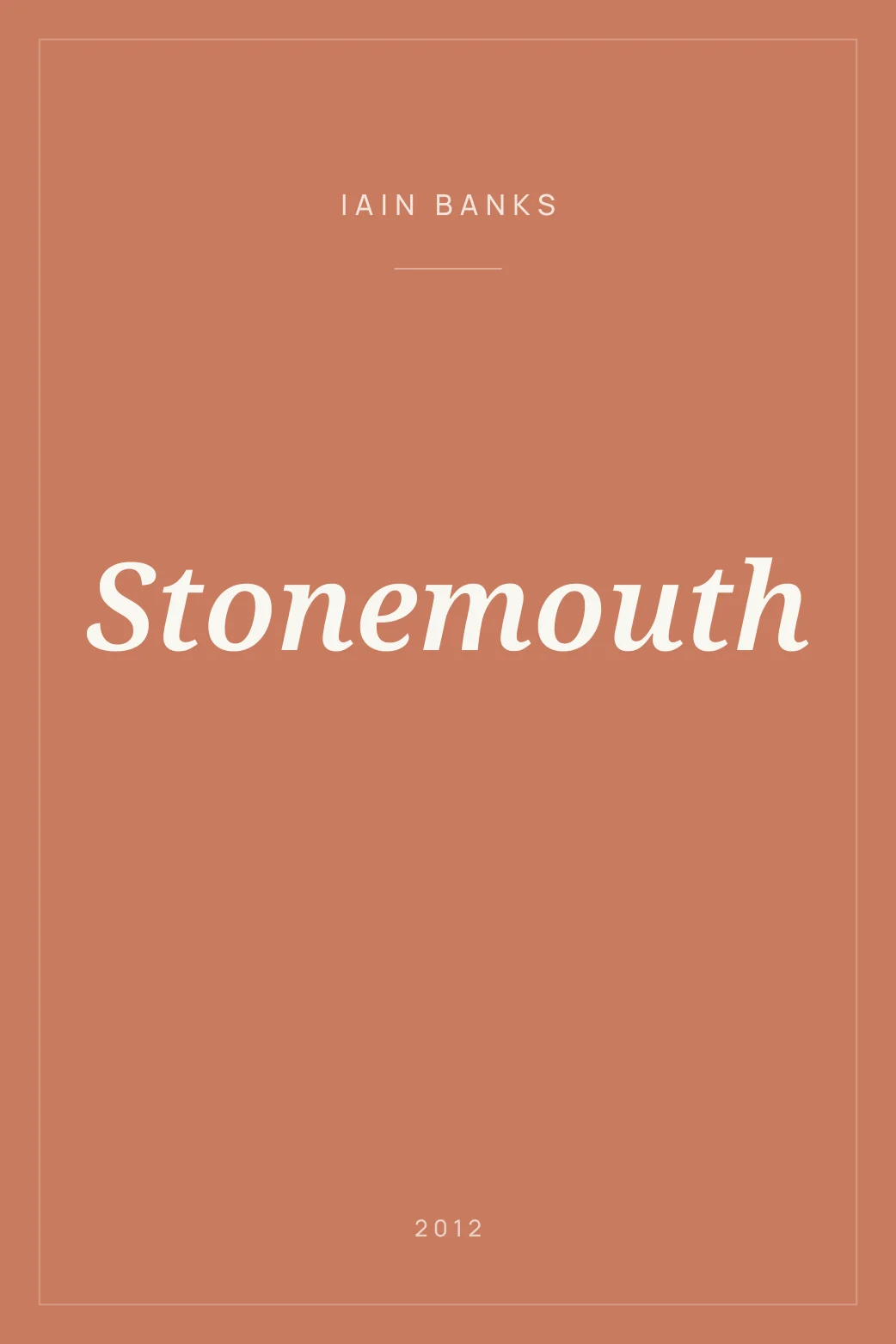 Portada de Stonemouth
