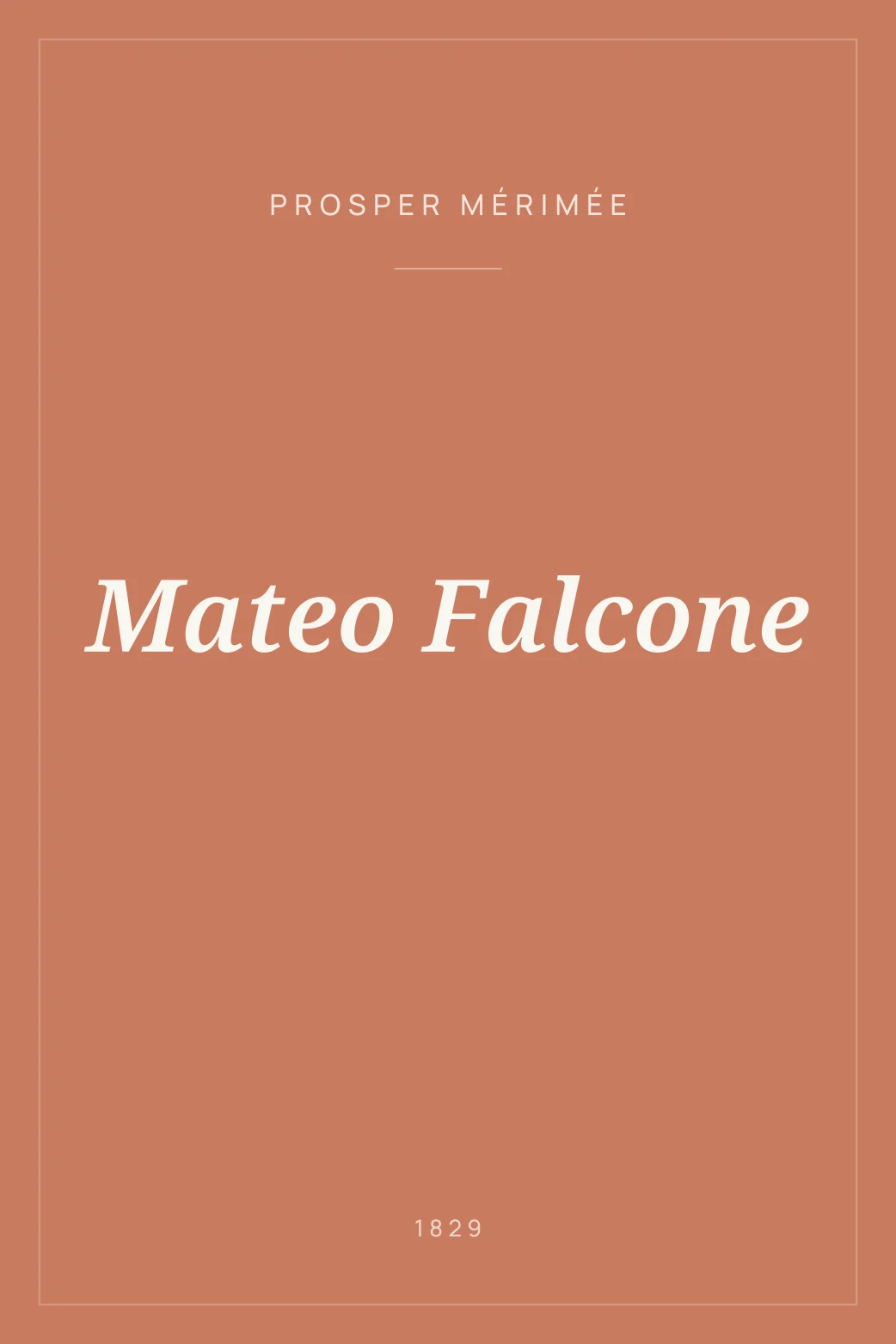 Portada de Mateo Falcone
