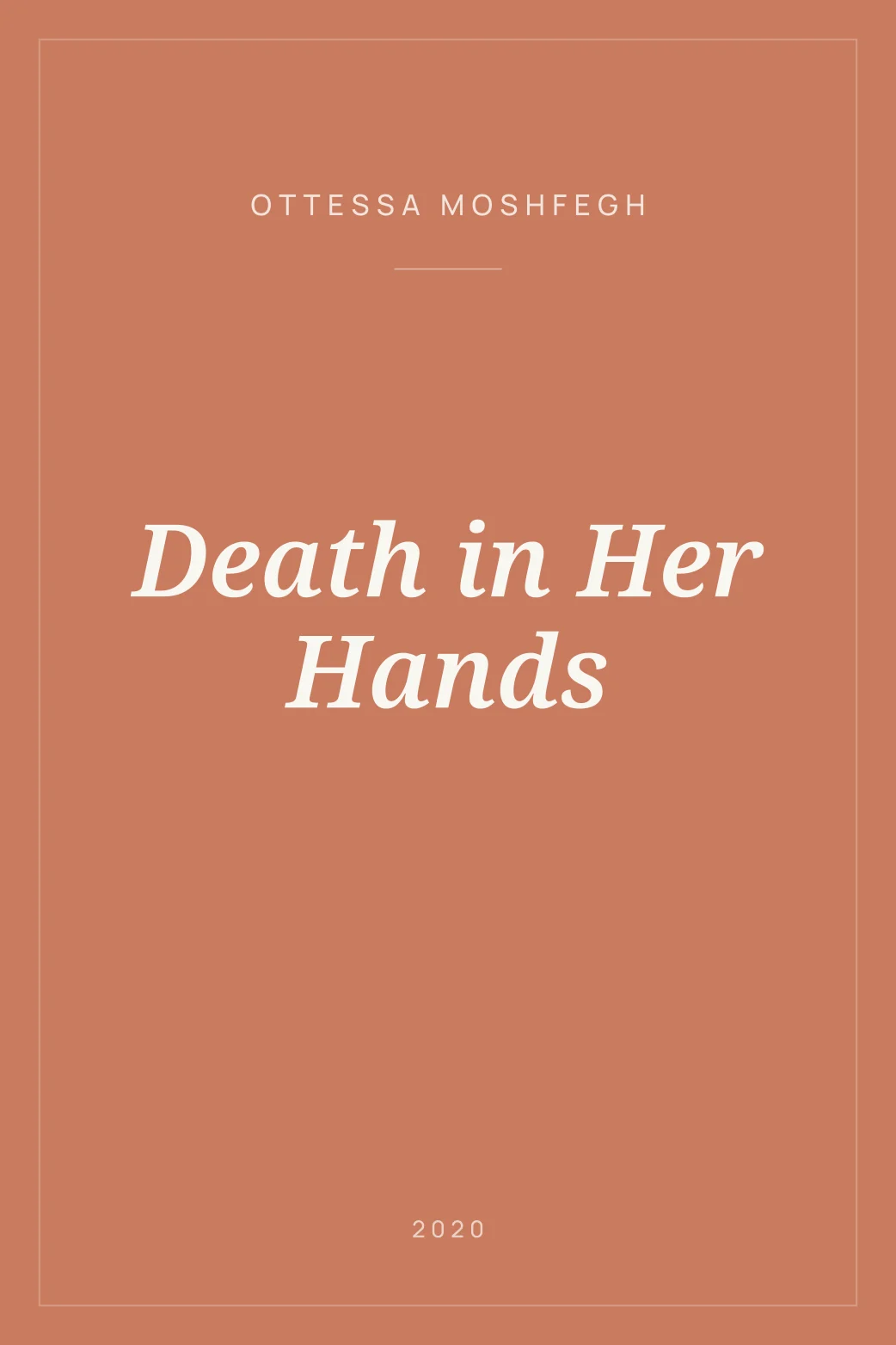 Portada de Death in Her Hands