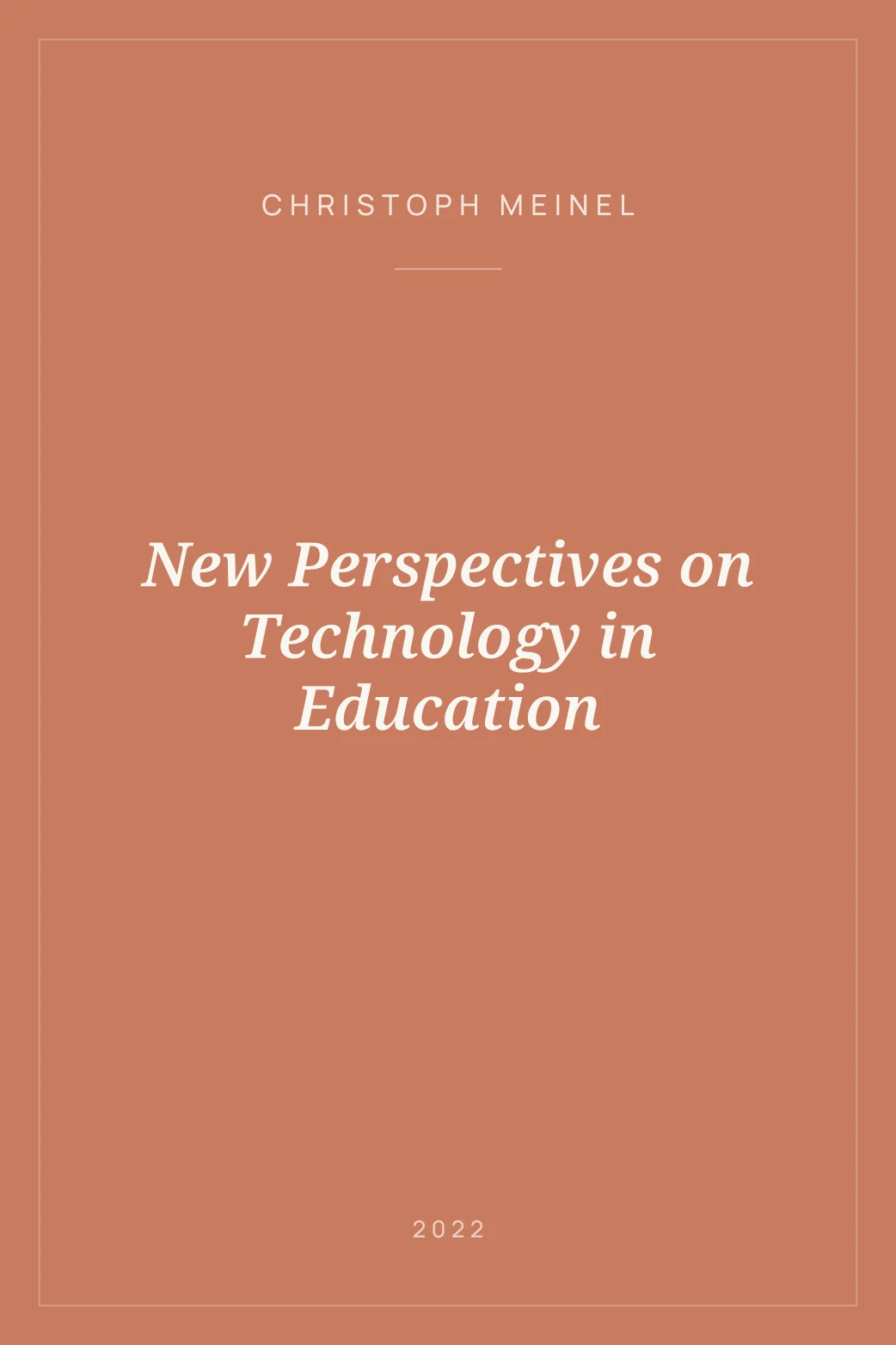 Portada de New Perspectives on Technology in Education