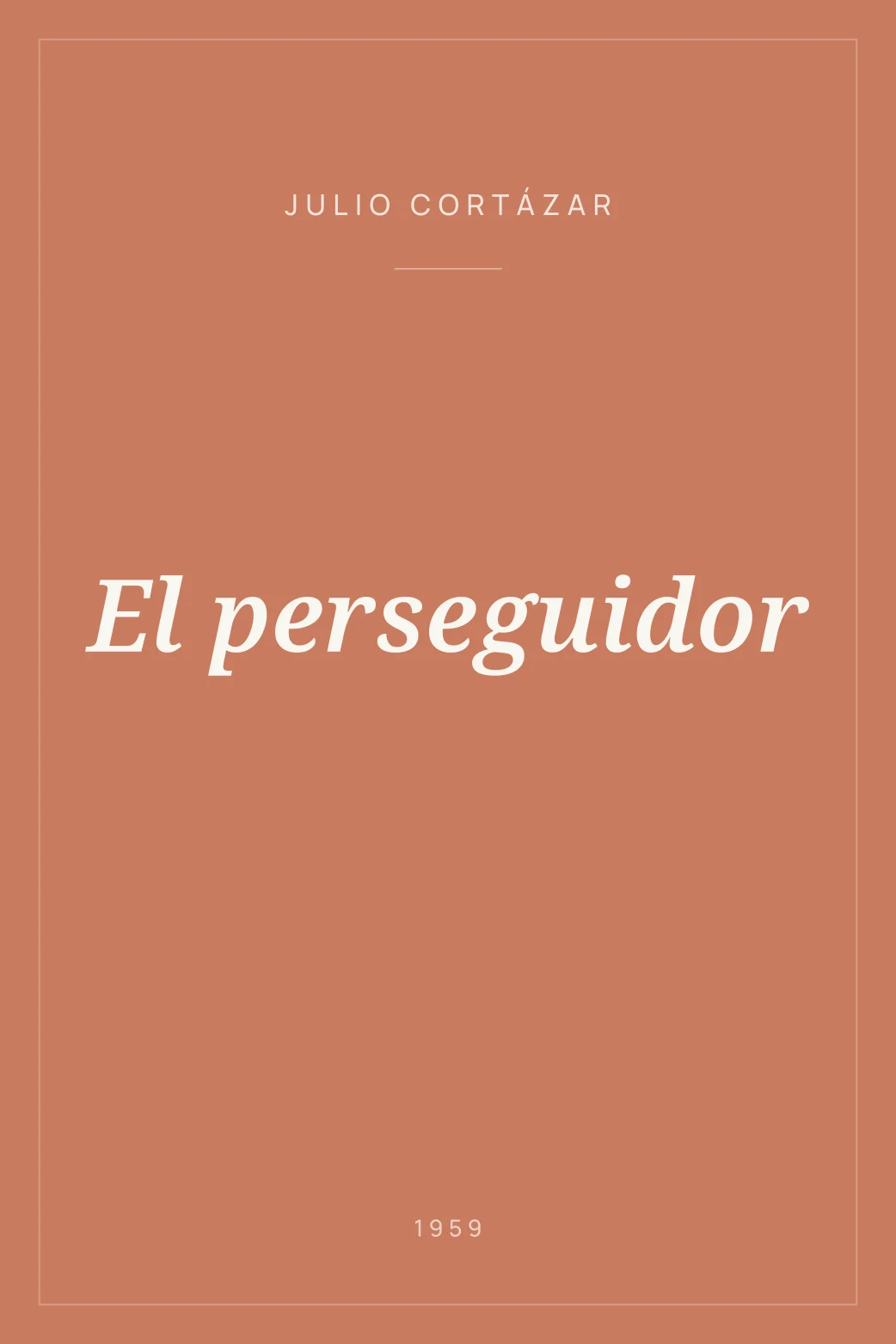Portada de El perseguidor