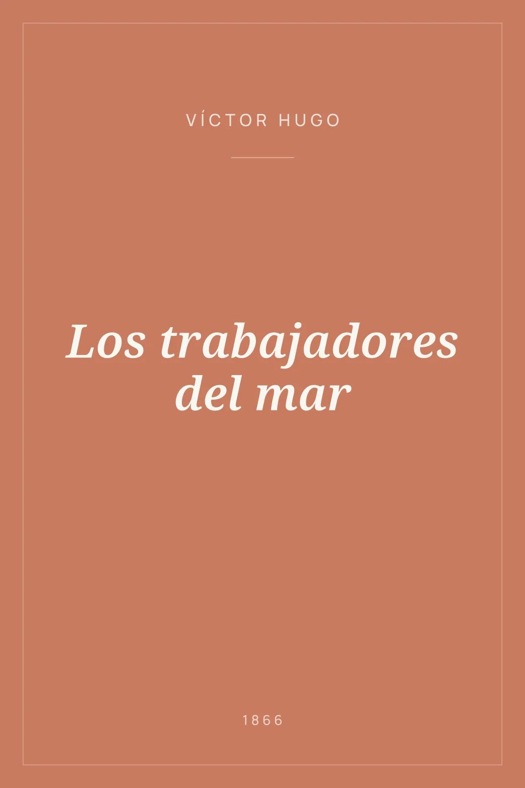 Portada de Los trabajadores del mar