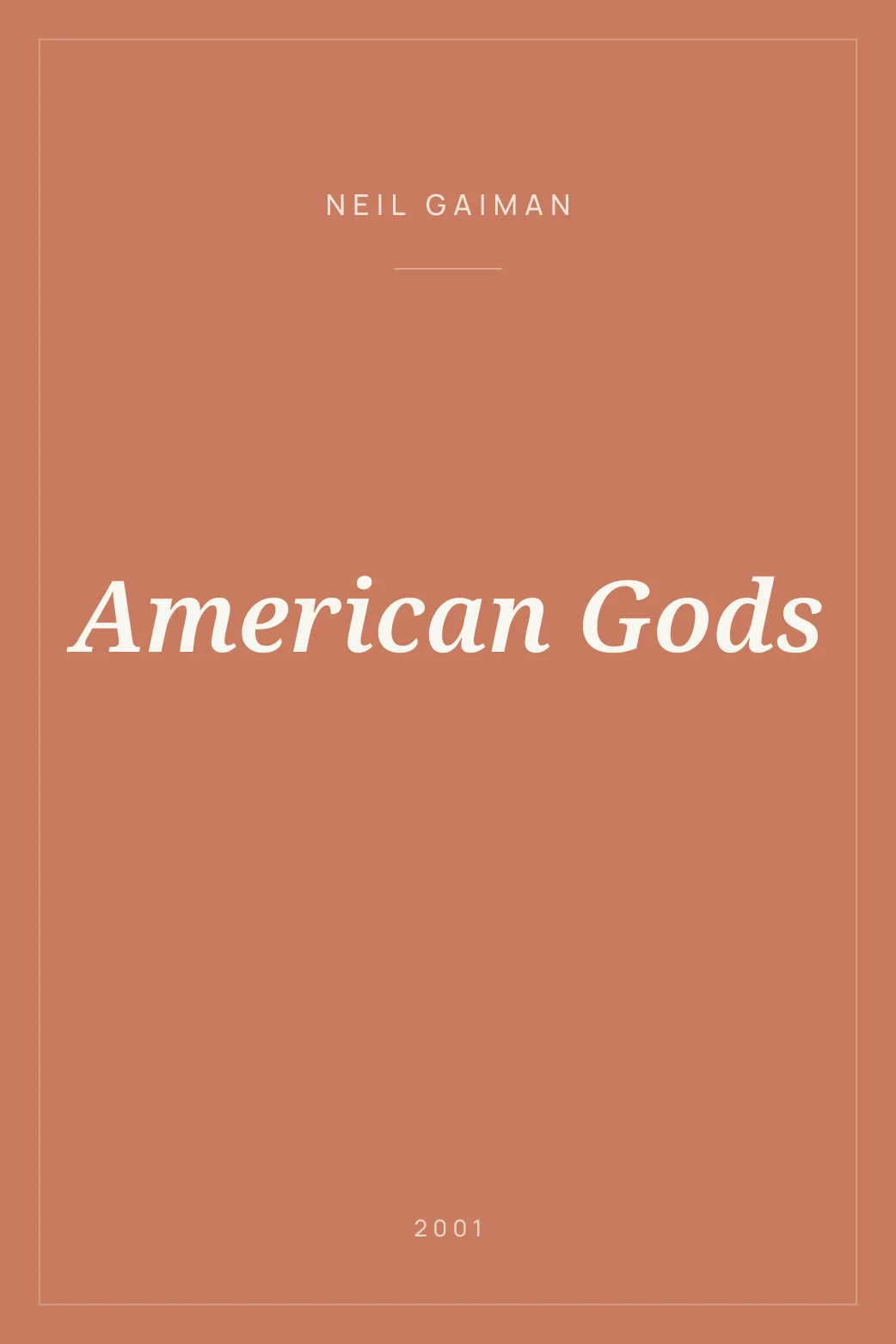Portada de American Gods