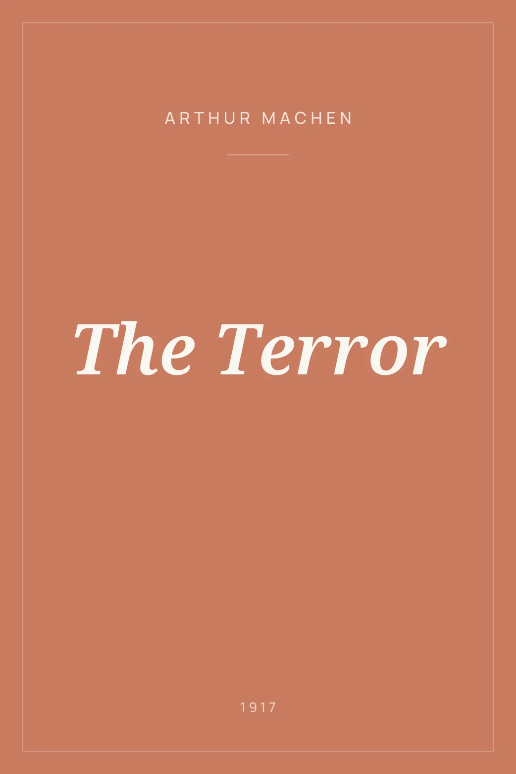 Portada de The Terror