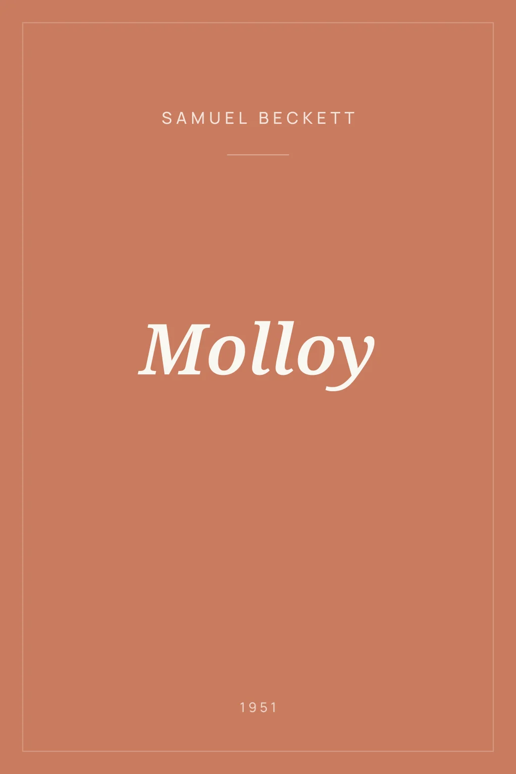Portada de Molloy
