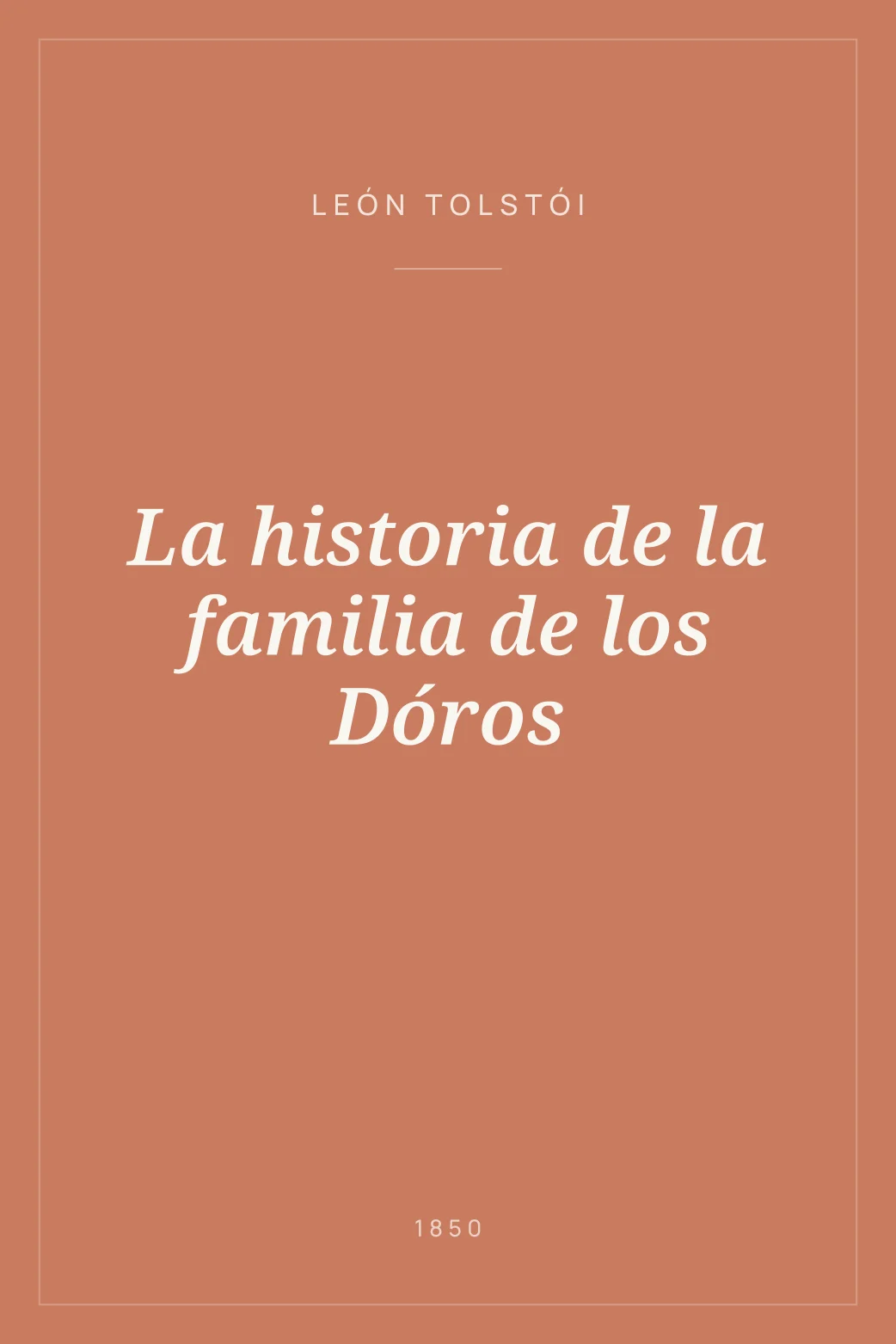 Portada de La historia de la familia de los Dóros