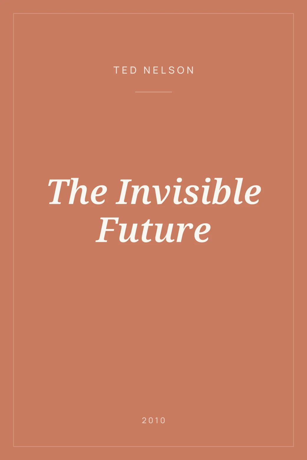 Portada de The Invisible Future