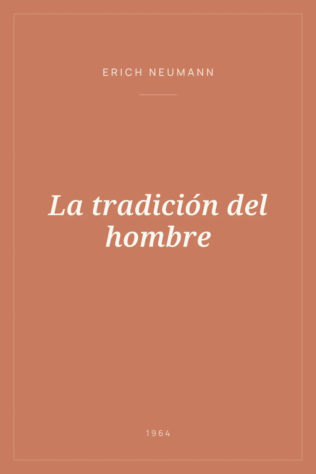 Portada de La tradición del hombre