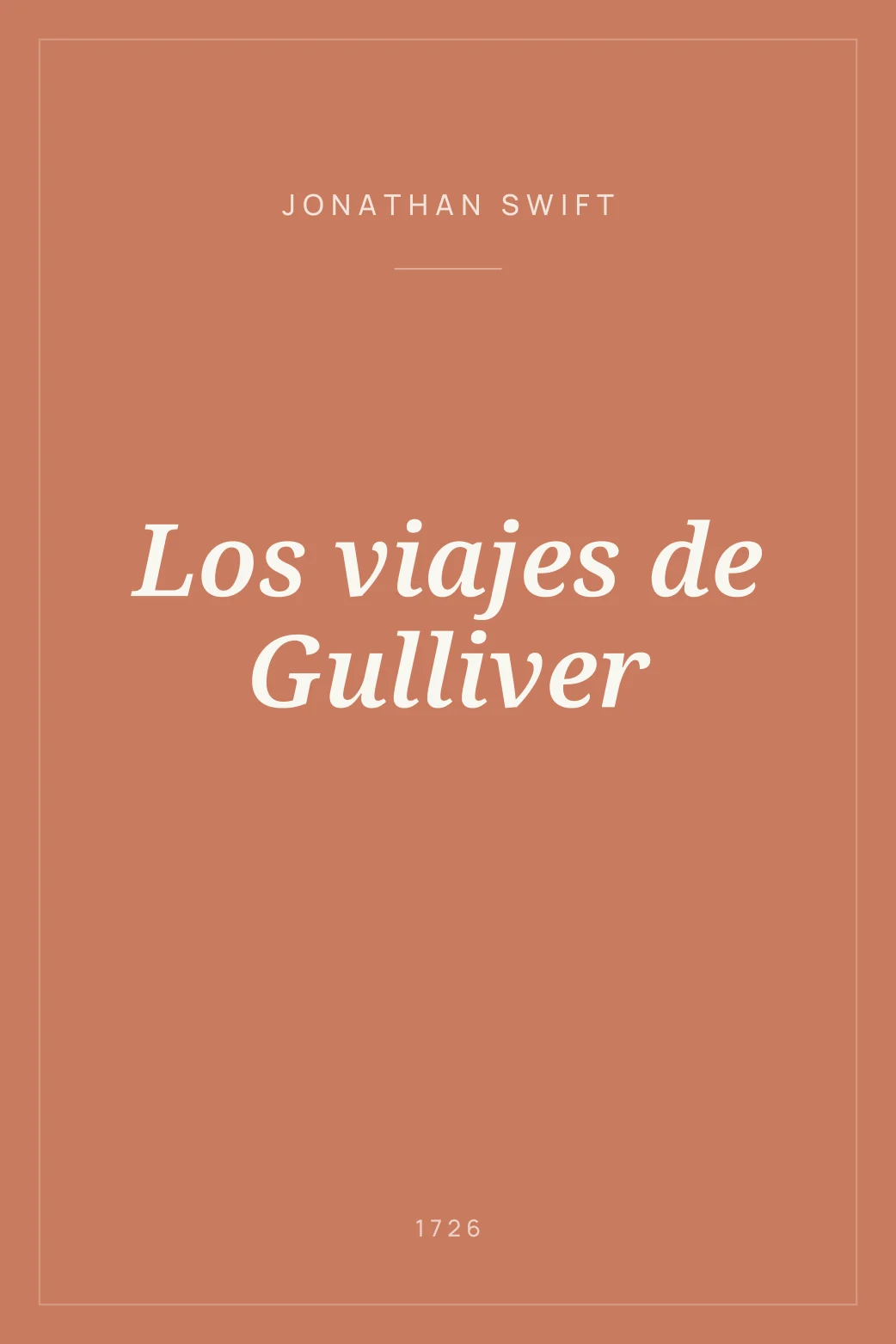 Portada de Los viajes de Gulliver