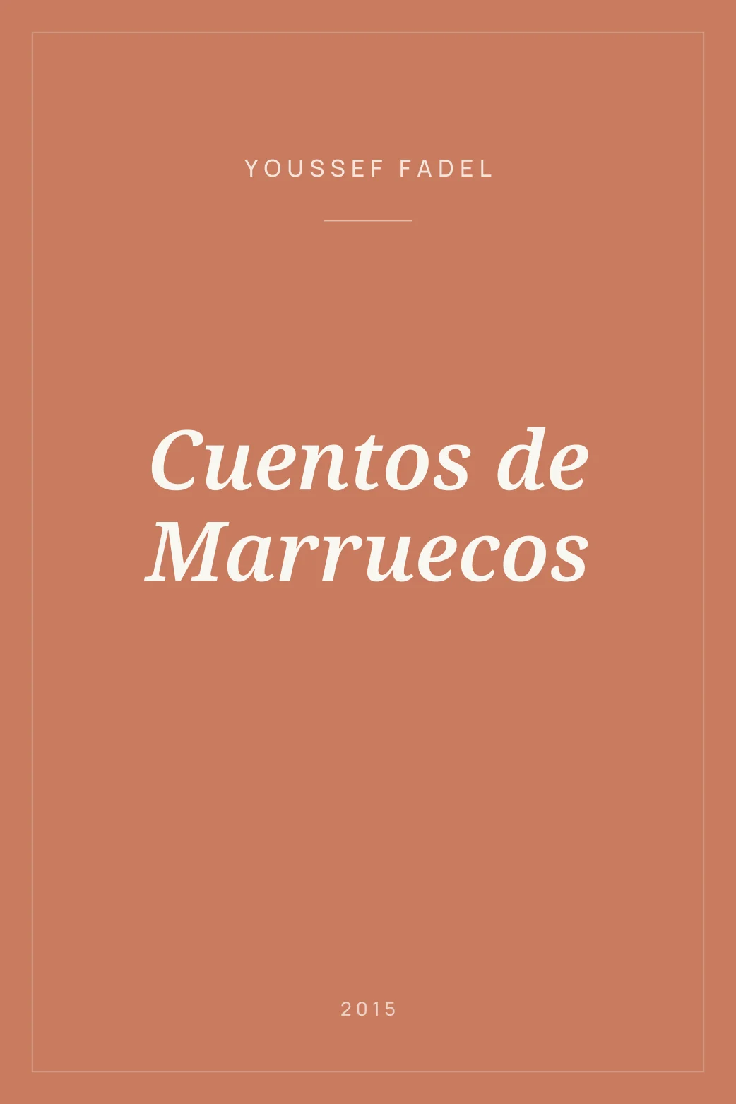 Portada de Cuentos de Marruecos