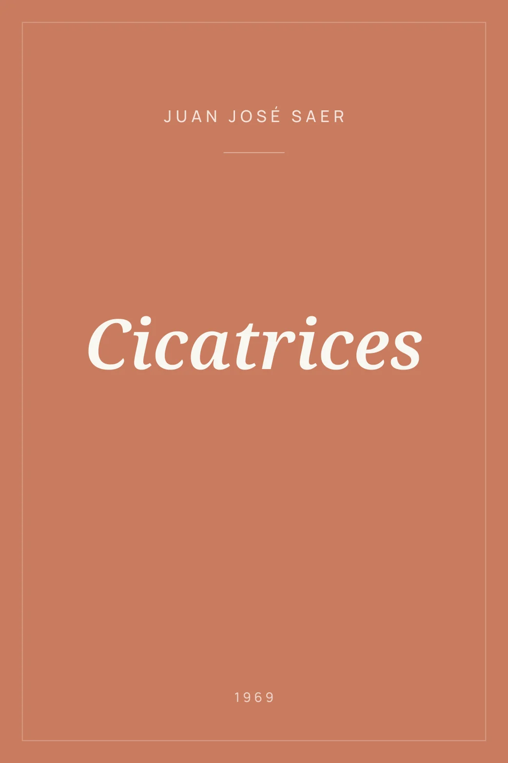 Portada de Cicatrices