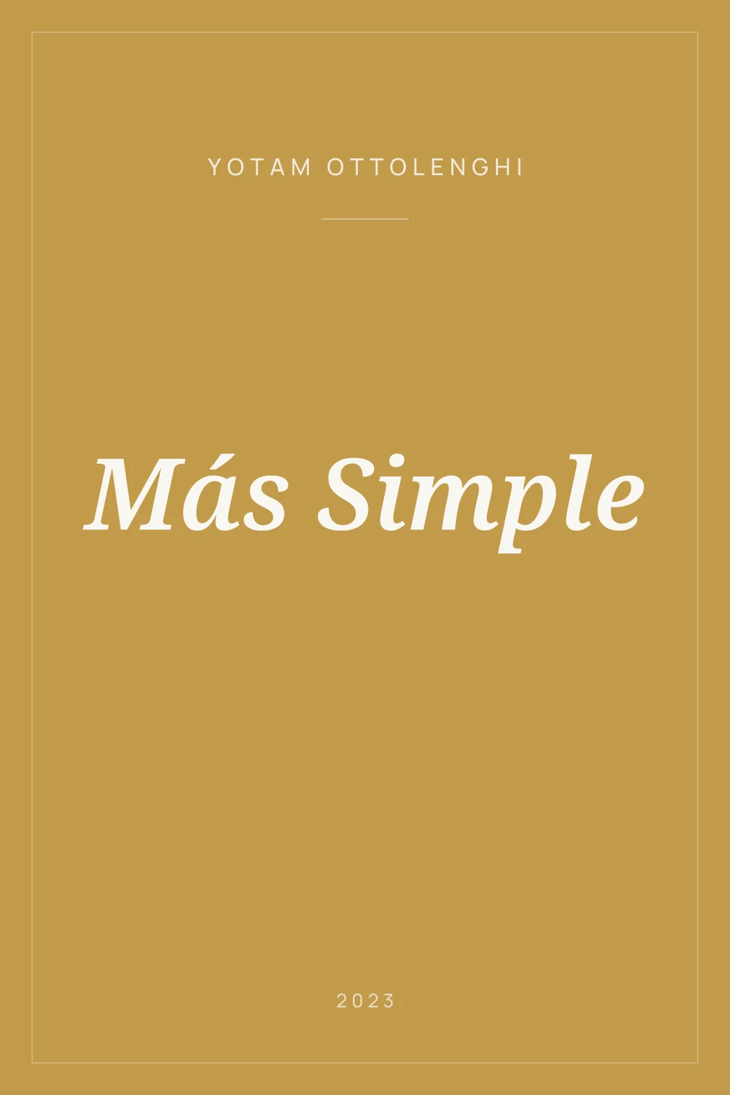 Portada de Más Simple