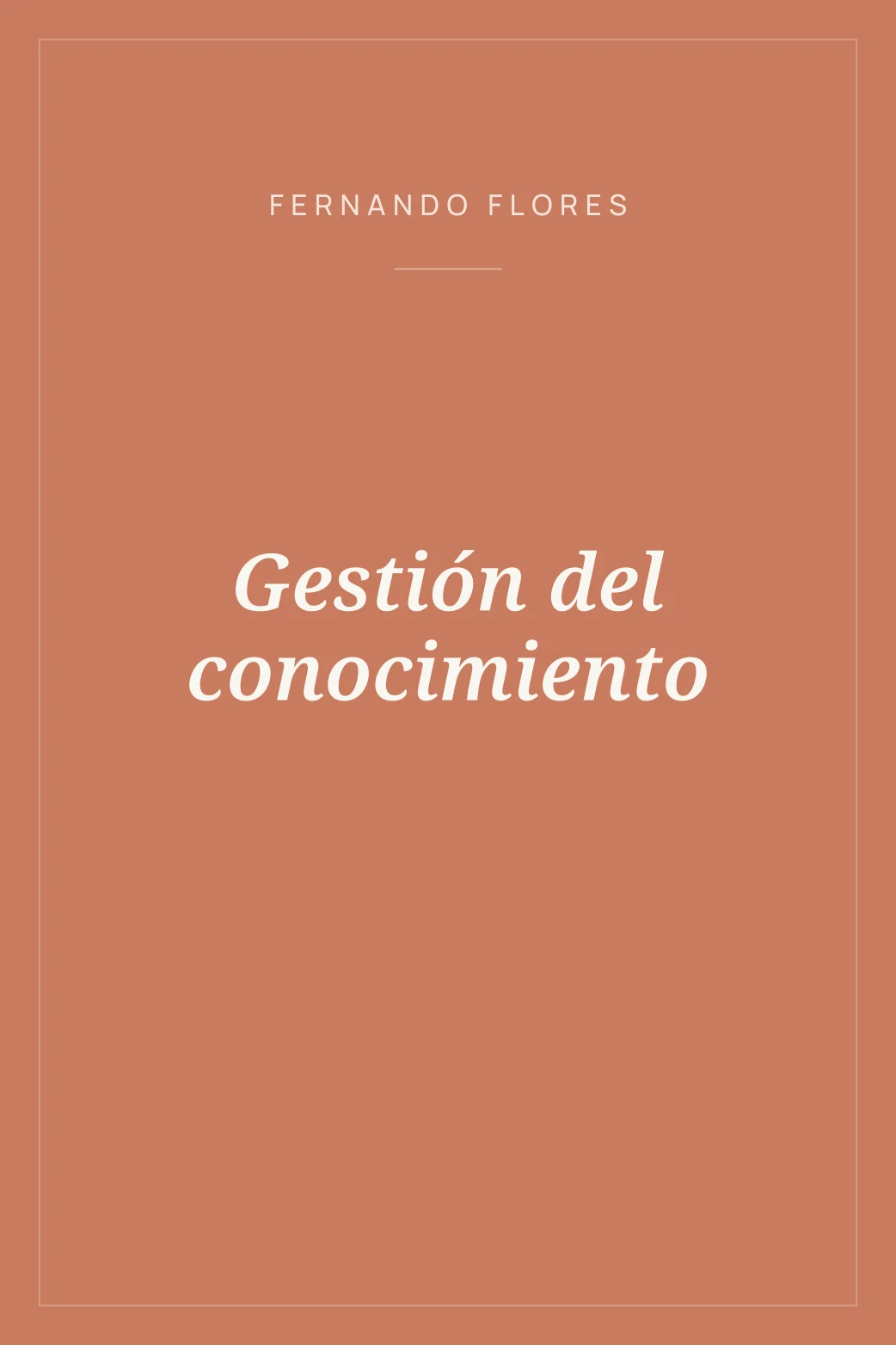 Portada de Gestión del conocimiento