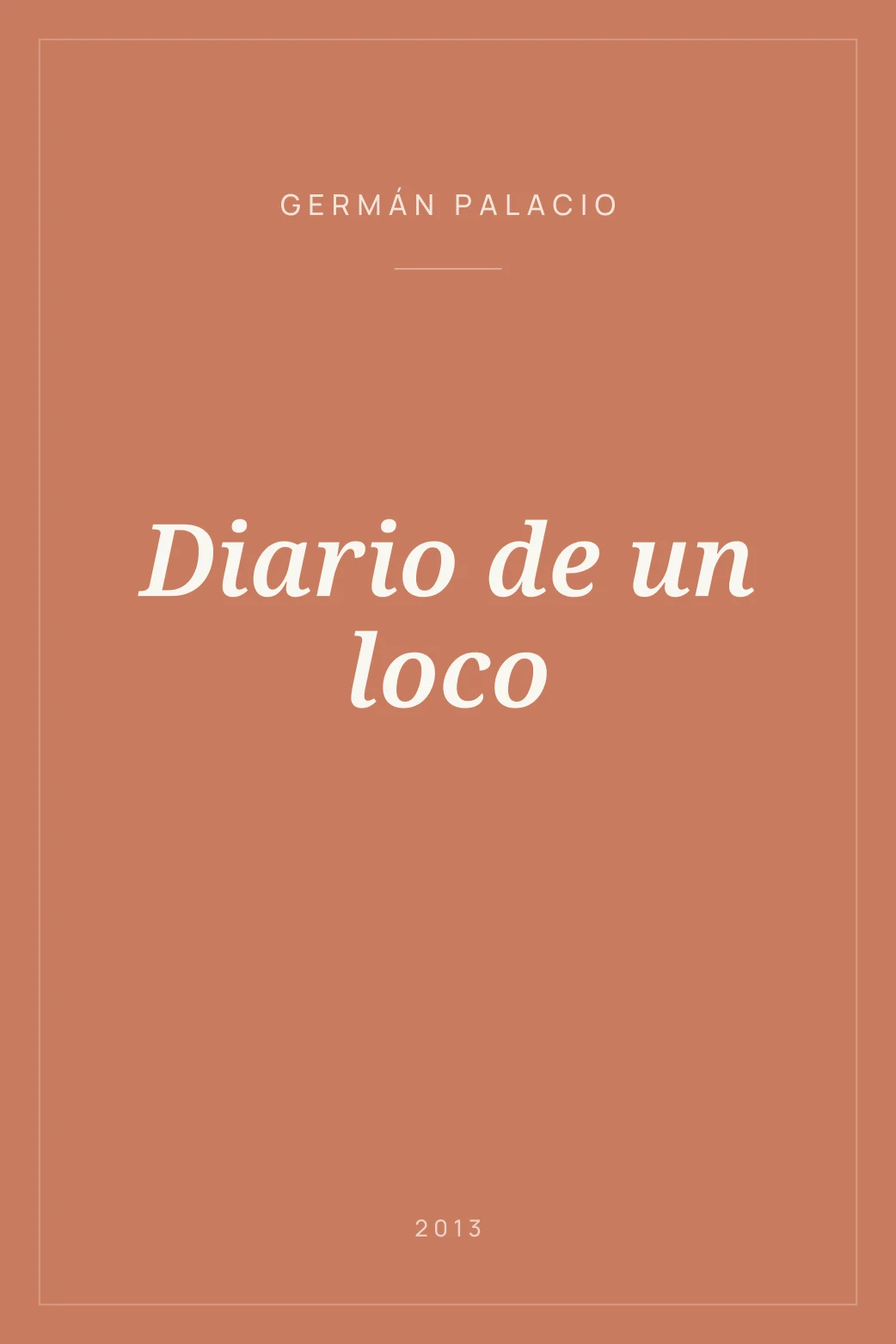 Portada de Diario de un loco