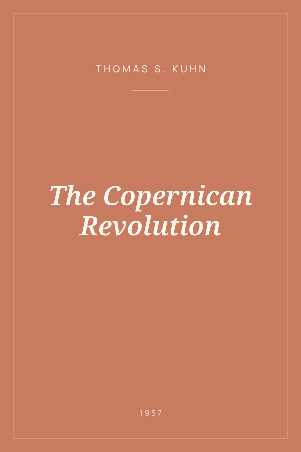 Portada de The Copernican Revolution
