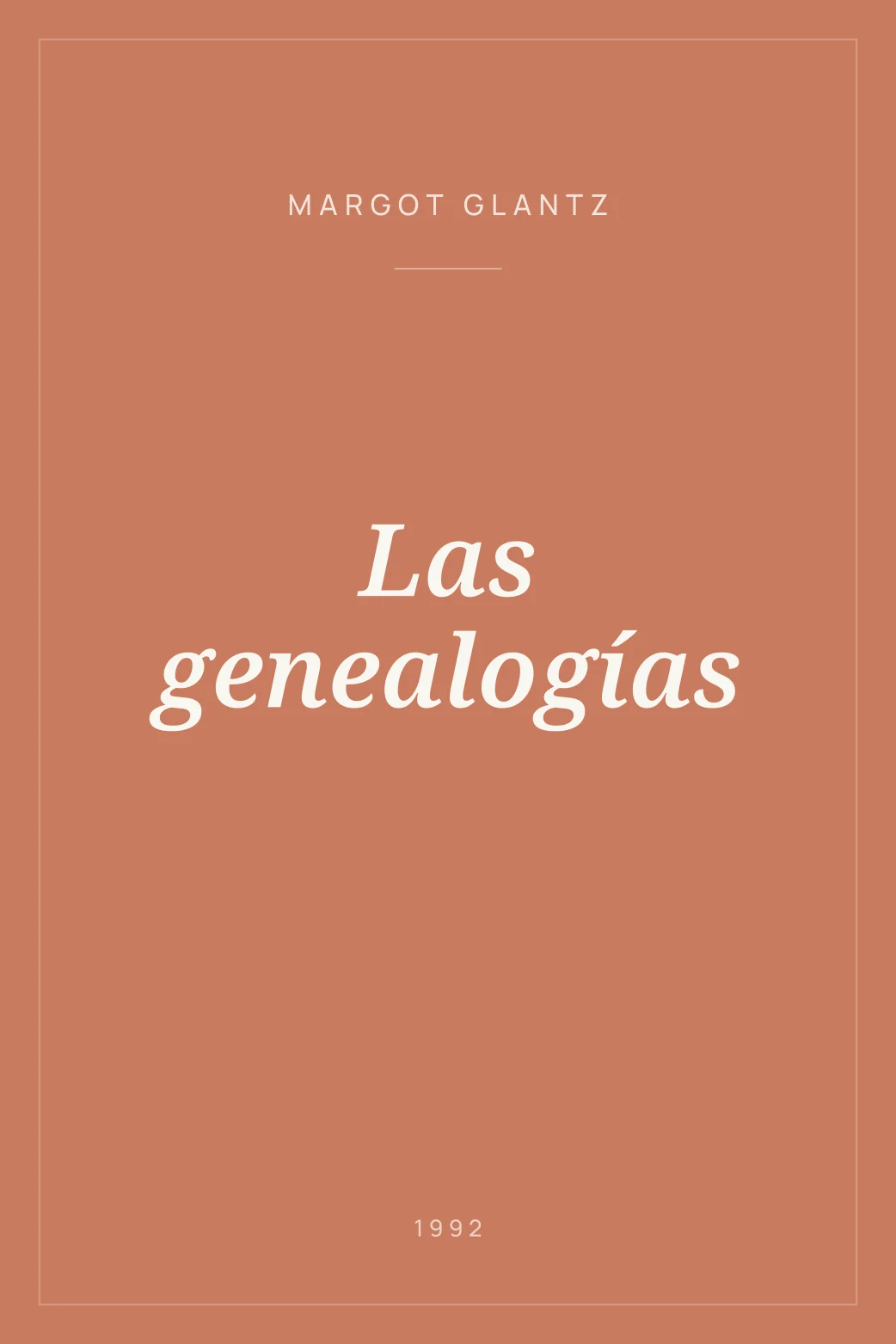 Portada de Las genealogías