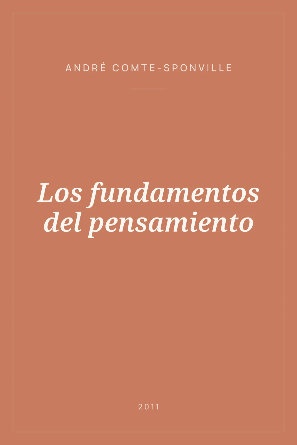 Portada de Los fundamentos del pensamiento