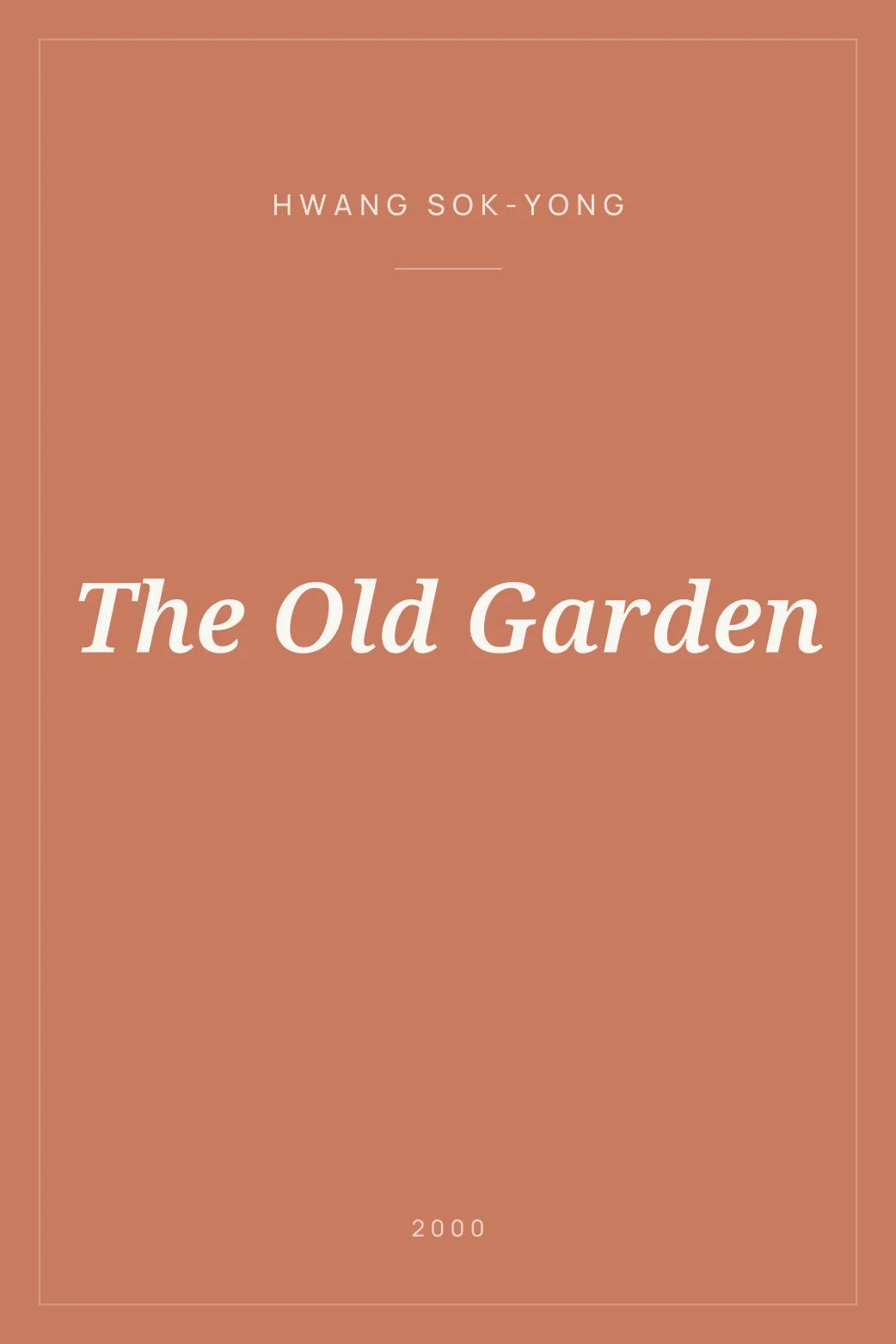 Portada de The Old Garden
