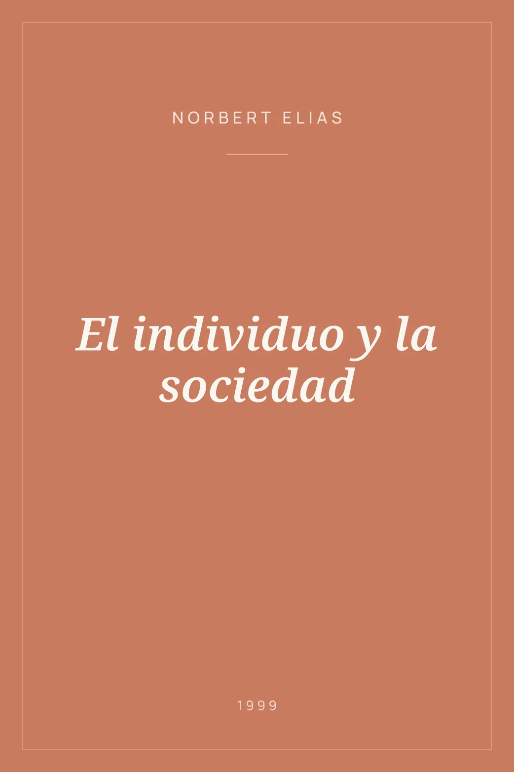 Portada de El individuo y la sociedad