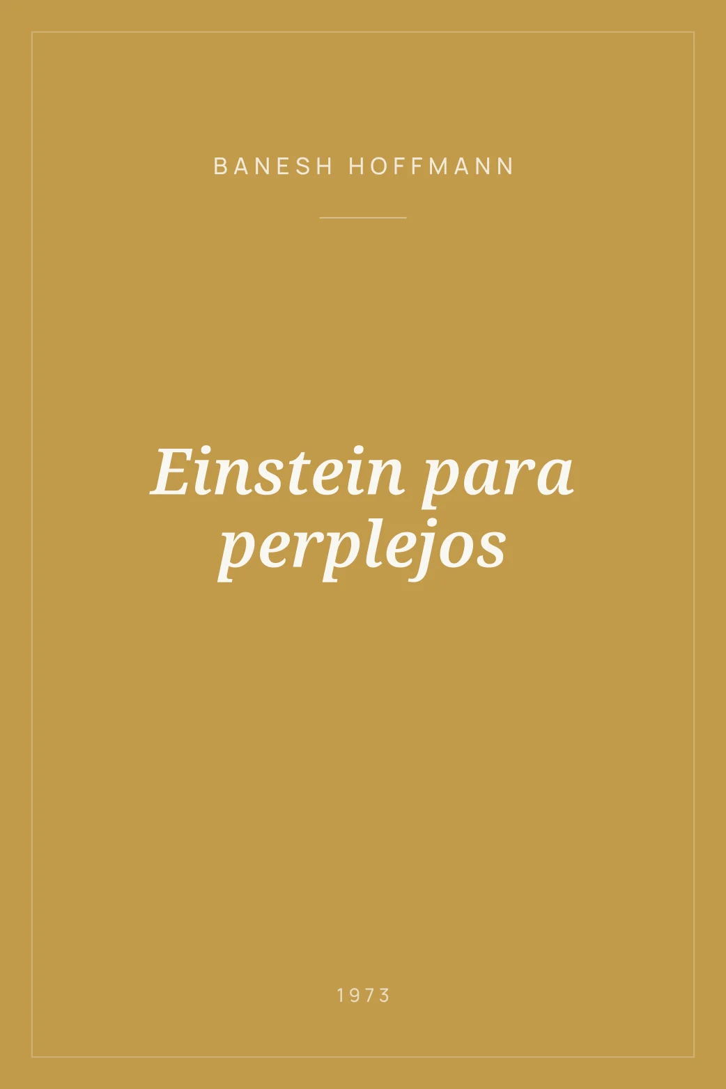 Portada de Einstein para perplejos
