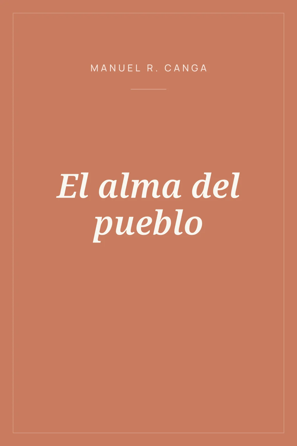 Portada de El alma del pueblo