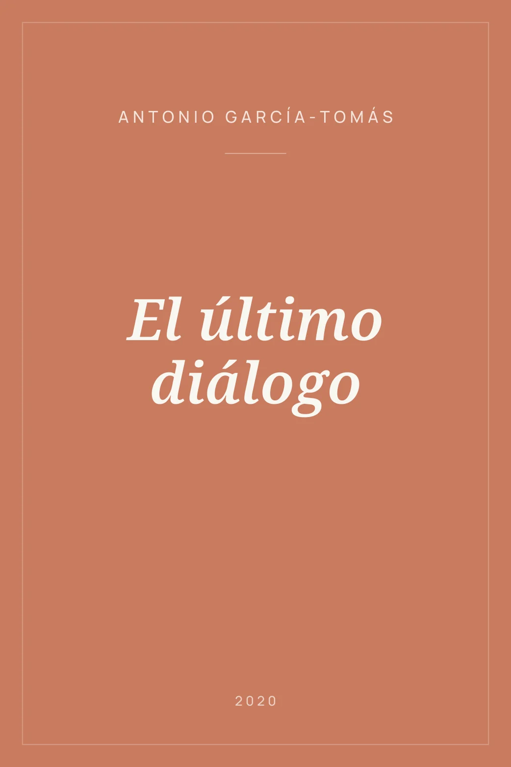 Portada de El último diálogo