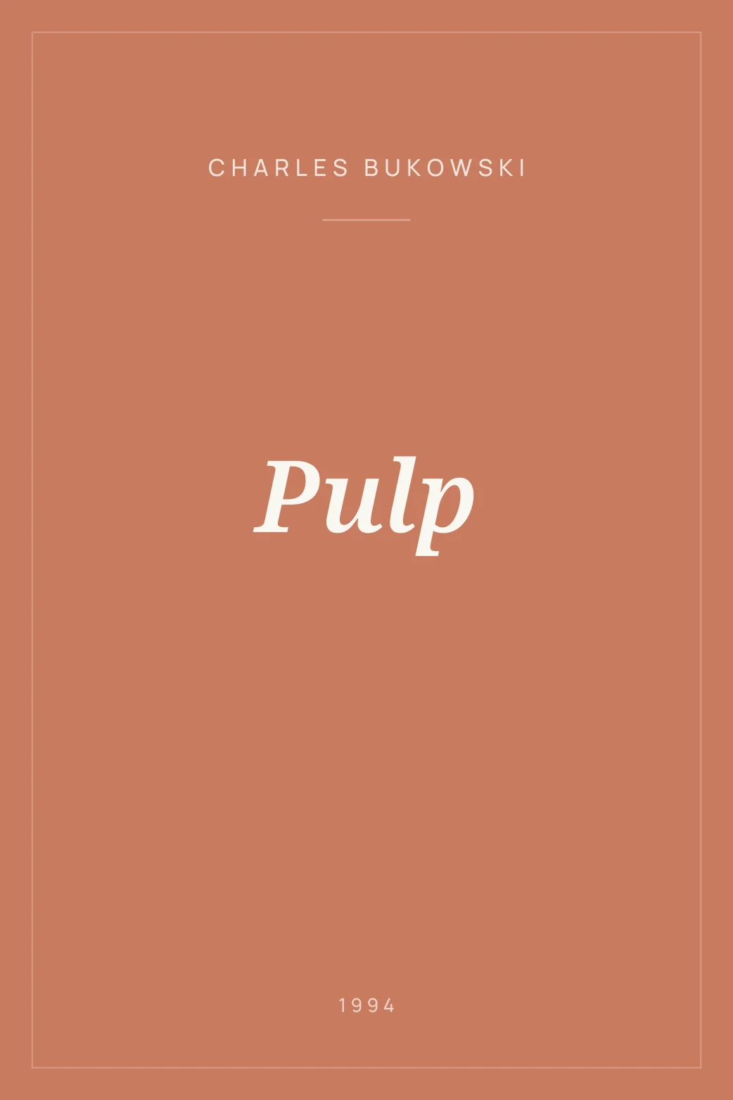 Portada de Pulp