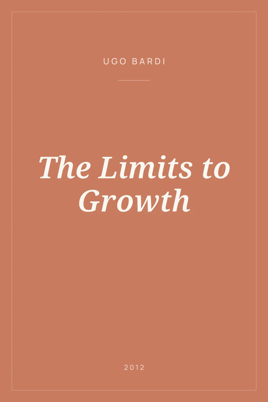 Portada de The Limits to Growth
