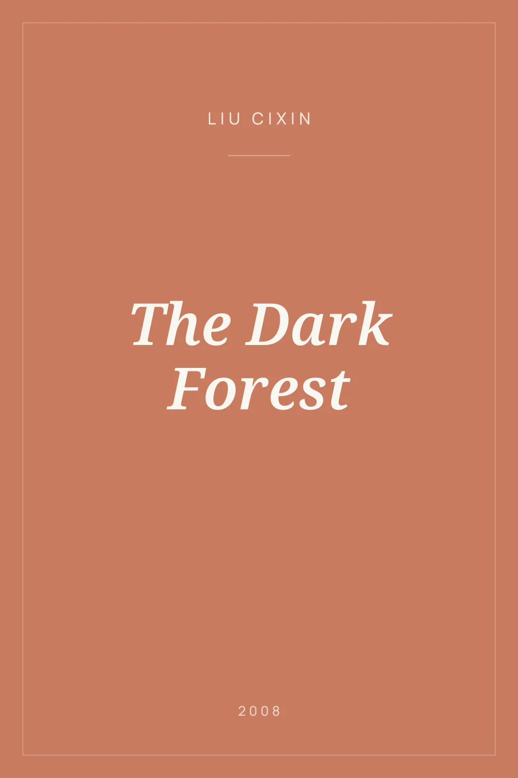 Portada de The Dark Forest