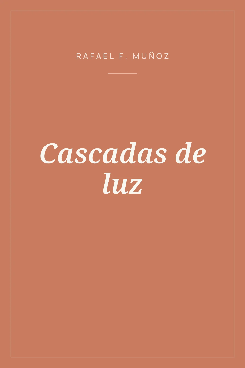 Portada de Cascadas de luz