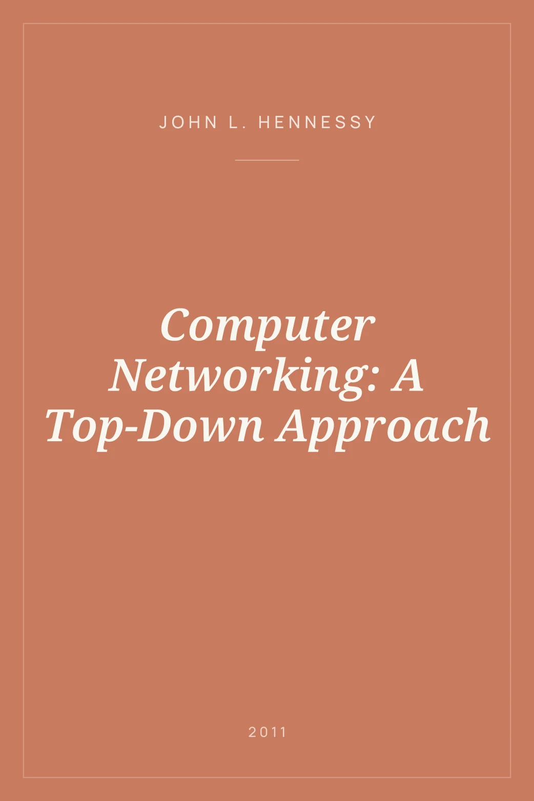 Portada de Computer Networking: A Top-Down Approach