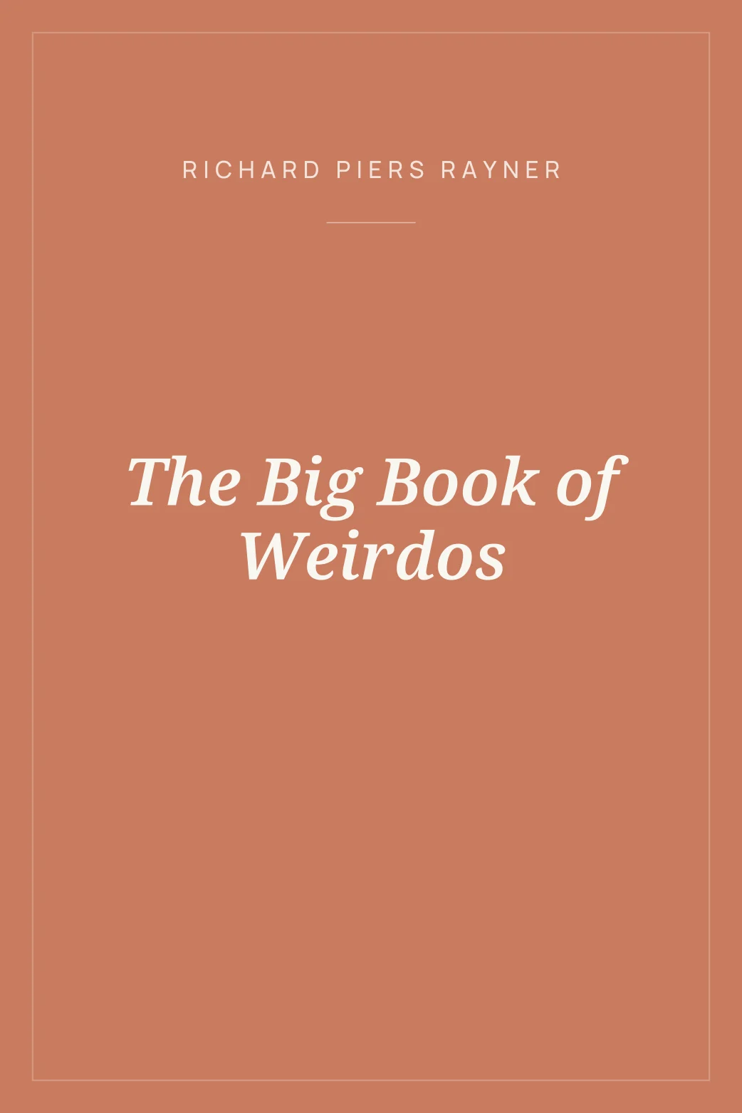 Portada de The Big Book of Weirdos
