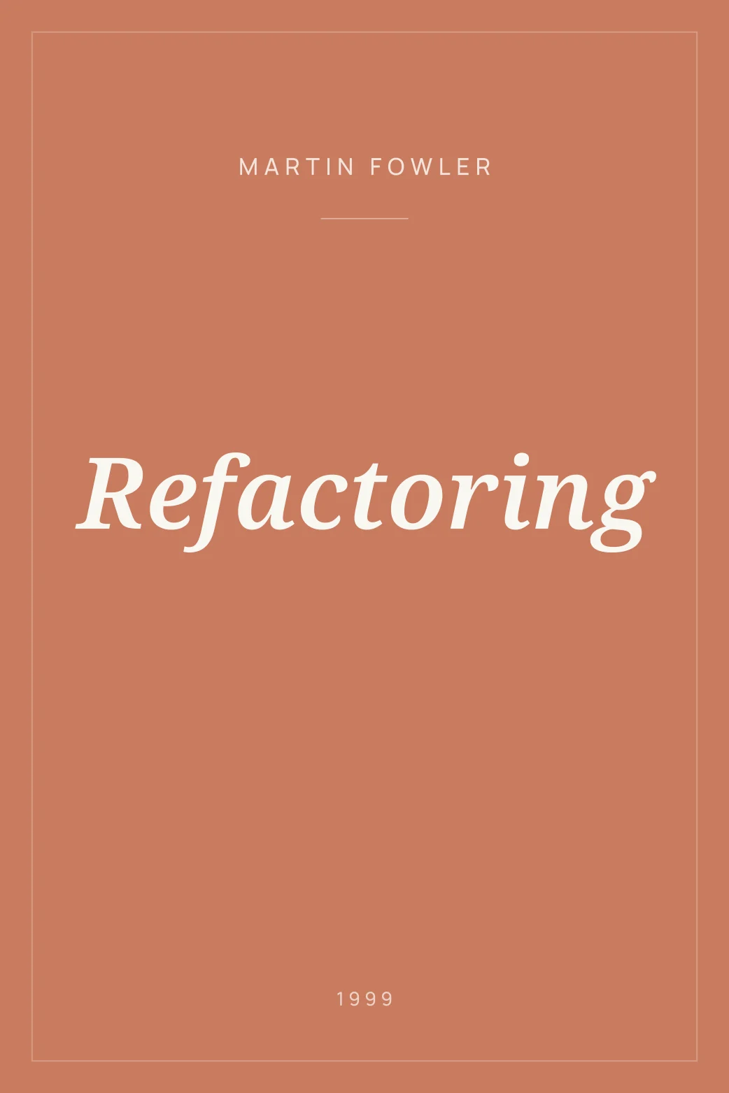 Portada de Refactoring