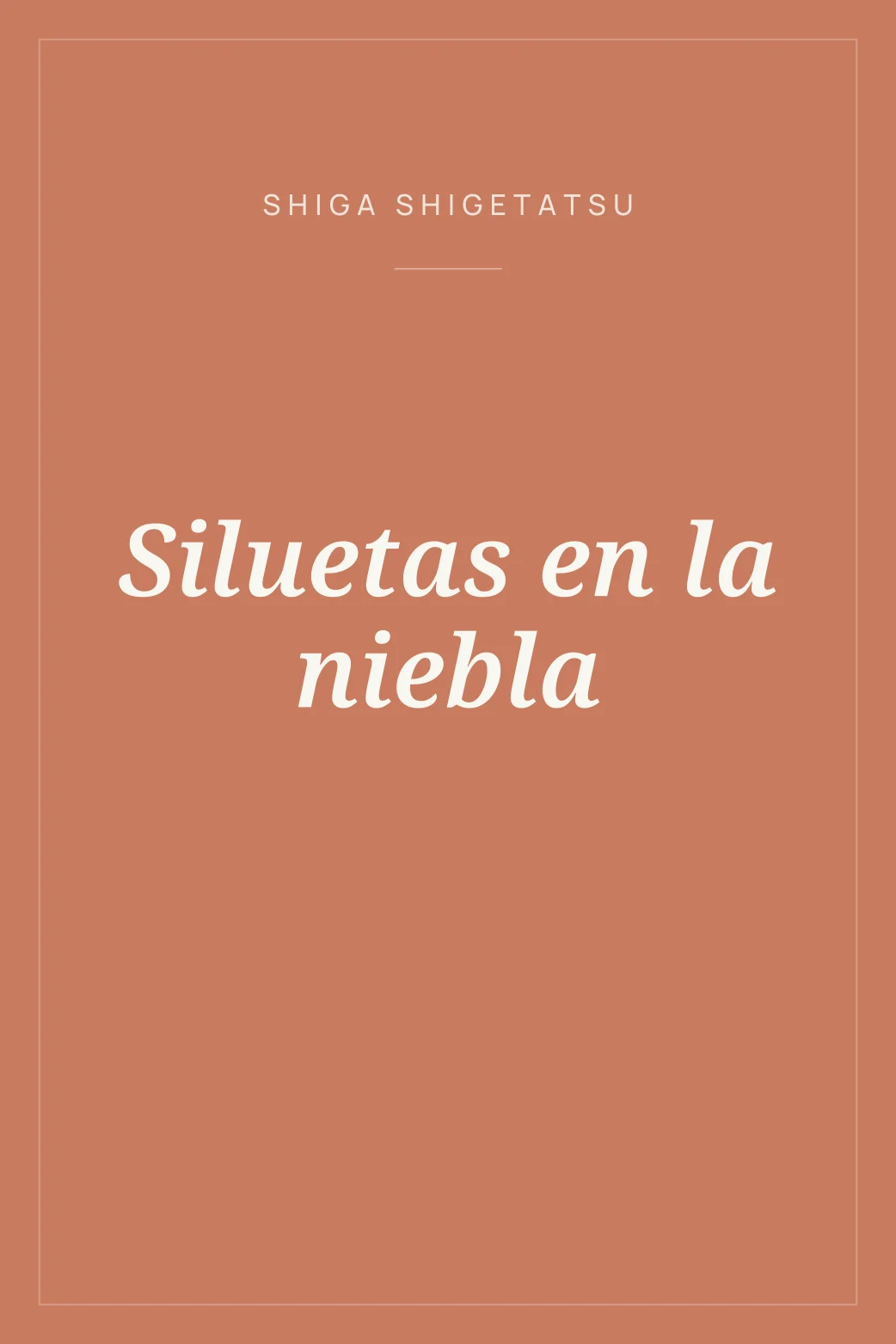 Portada de Siluetas en la niebla