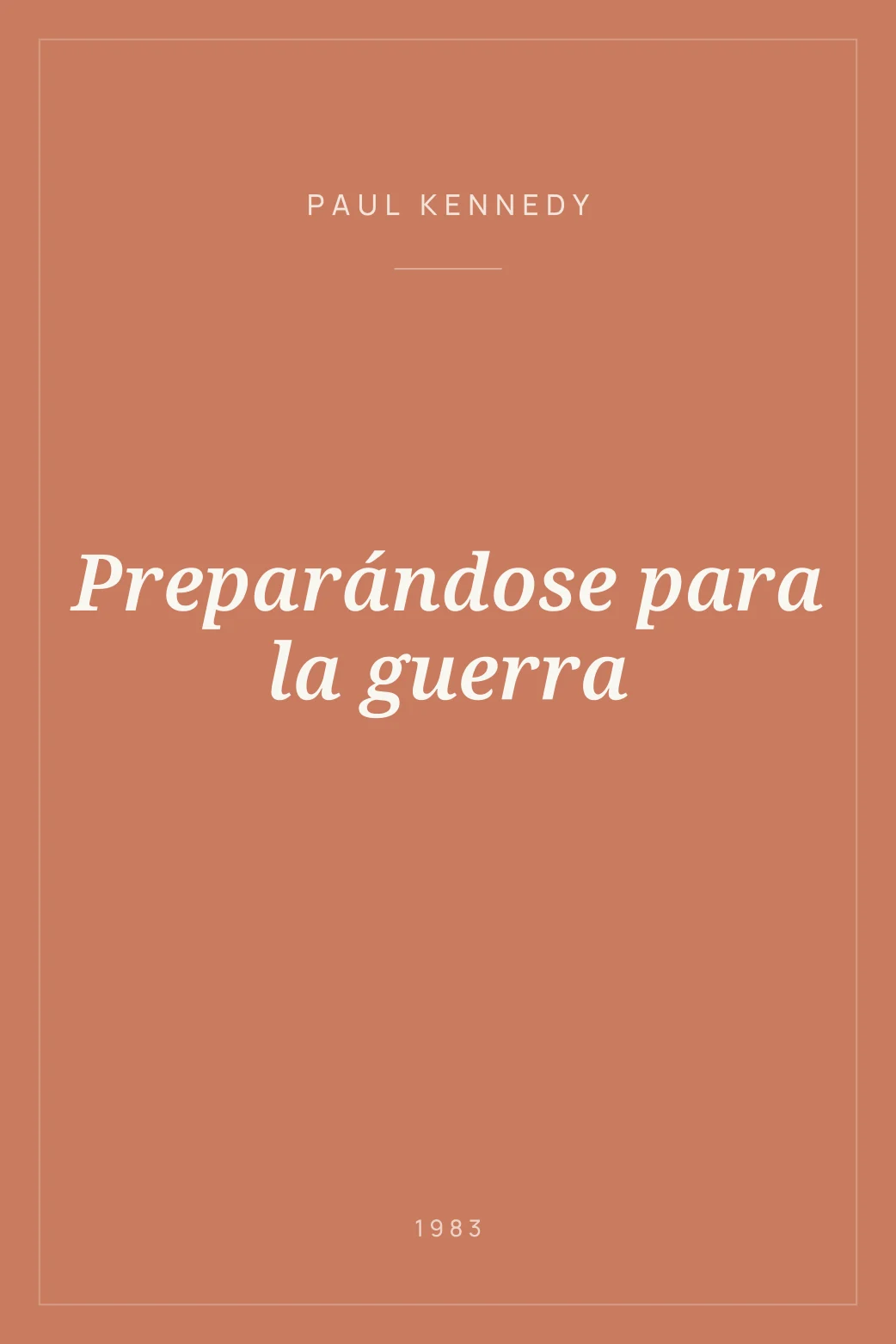 Portada de Preparándose para la guerra