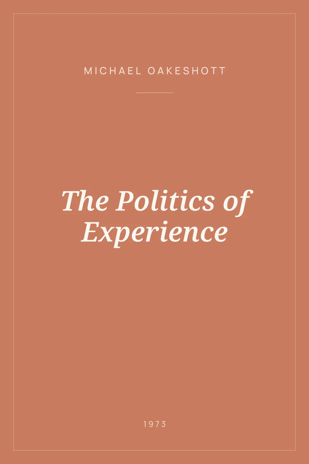 Portada de The Politics of Experience