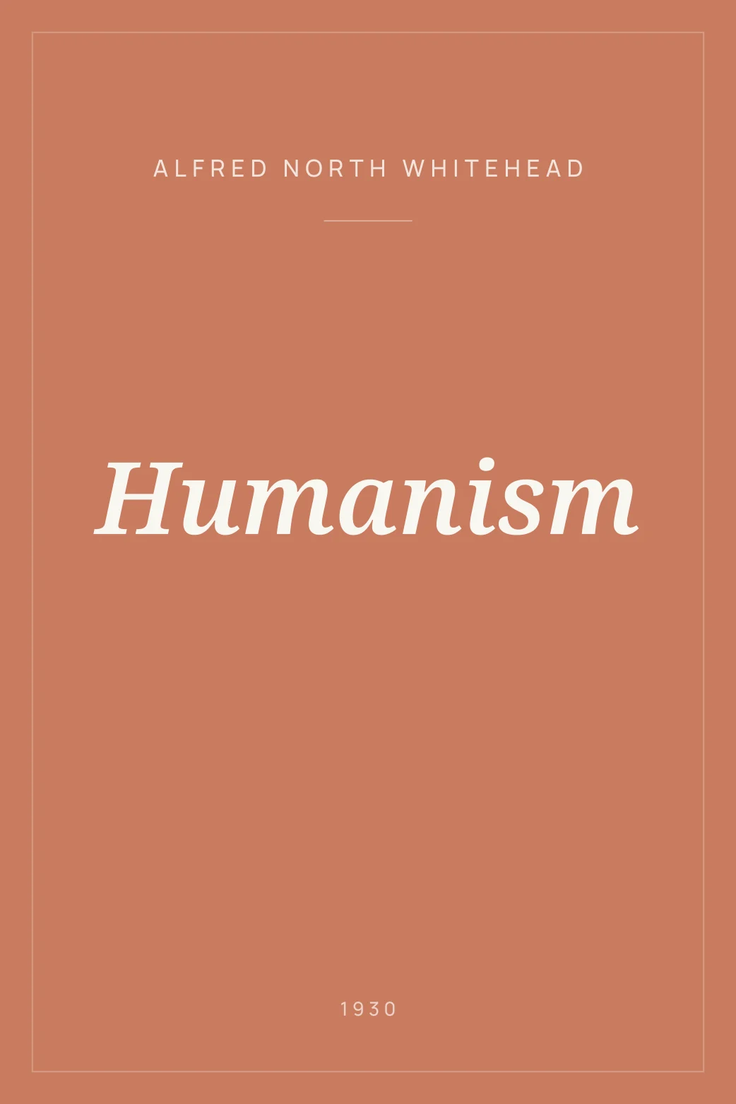 Portada de Humanism