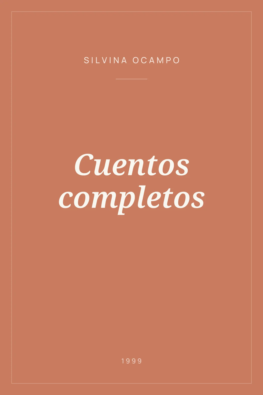 Portada de Cuentos completos