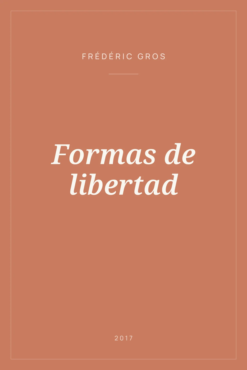 Portada de Formas de libertad
