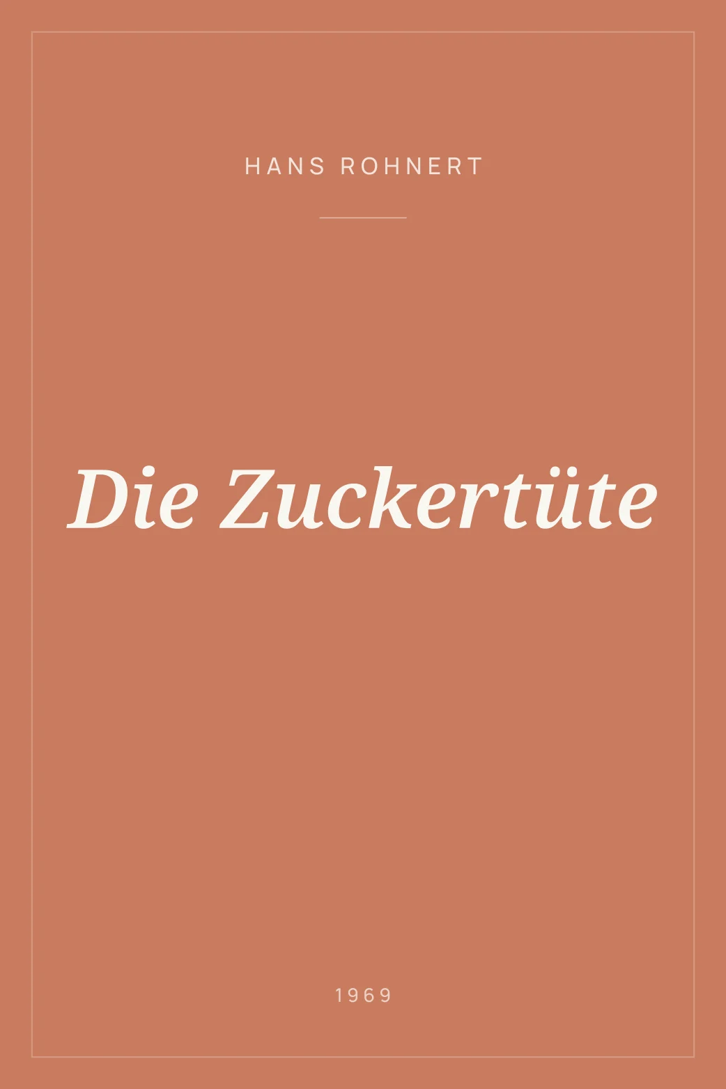 Portada de Die Zuckertüte