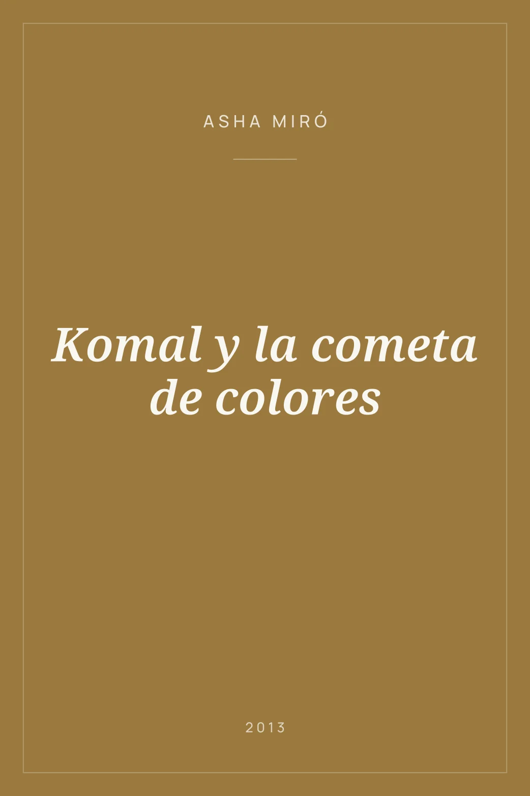 Portada de Komal y la cometa de colores