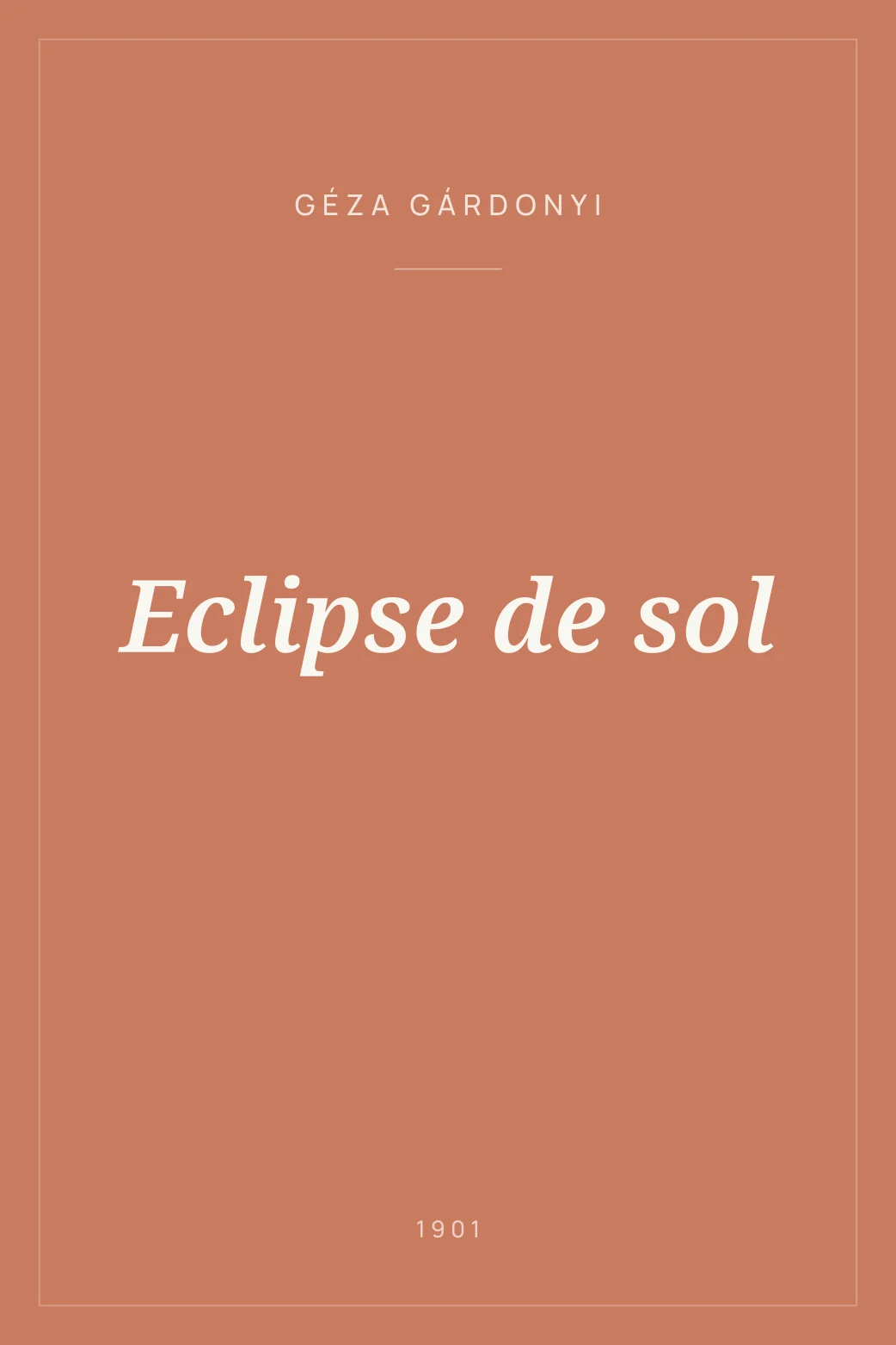 Portada de Eclipse de sol