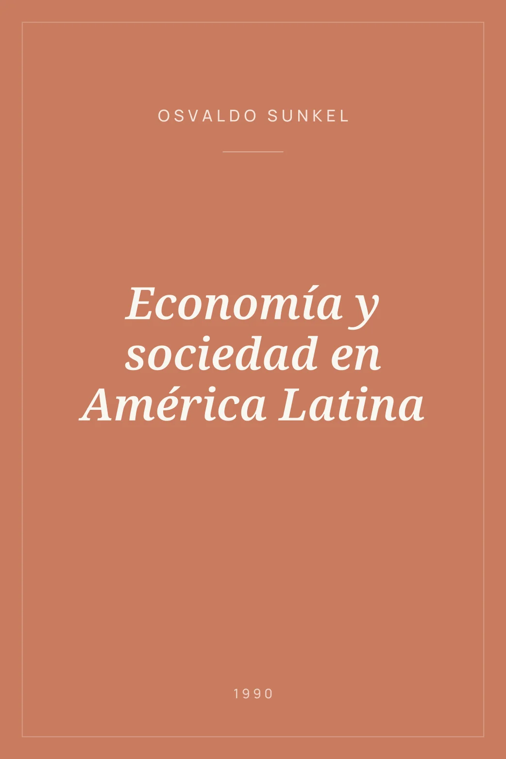 Portada de Economía y sociedad en América Latina