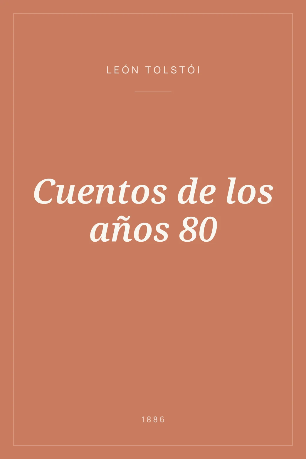 Portada de Cuentos de los años 80